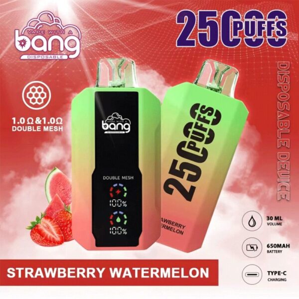 Bang 25K – Geschmacksvariante „Erdbeere-Wassermelone“