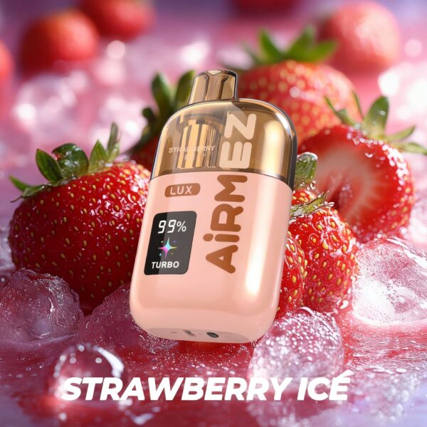 Airmez Lux 100K, saveur « Fraise glacée »