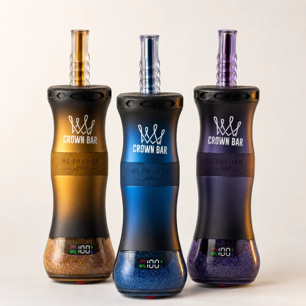Al Fakher Crown Bar E-Hose X 60k 60000 Puffs Dual Mode LCD Display Disposable Vape Pen