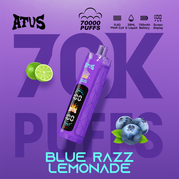 ATVS 70K – Geschmacksvariante „Blue Razz Lemonade“