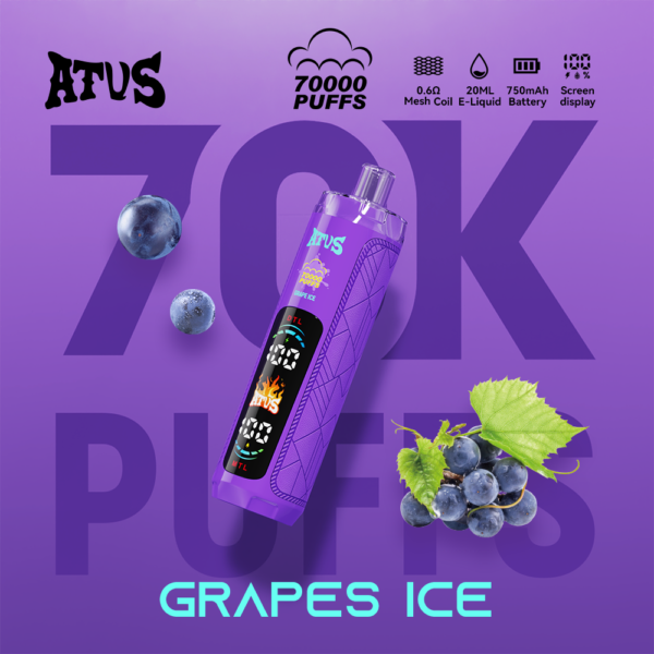 ATVS 70K – Geschmacksvariante „Grape Ice“
