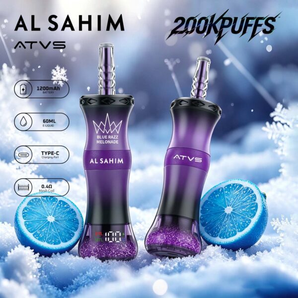 ATVS AL SAHIM 200K: opción de sabor «Blue Razz Lemonade»