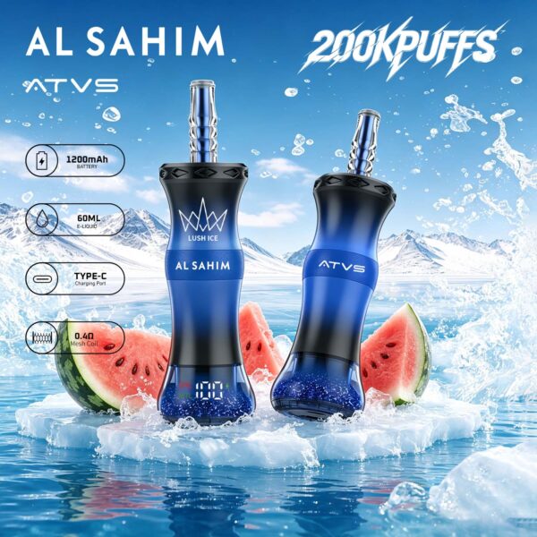 ATVS AL SAHIM 200K, opción de sabor «Lush Ice»