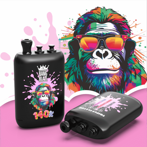 Bang Blaze 140K Black Dragon Ice / Strawberry Mamba / Himbeer-Trauben-Geschmacksvariante
