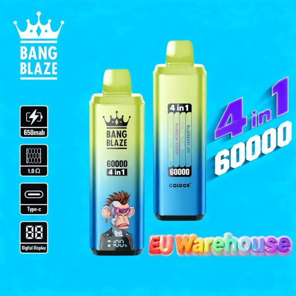 Opciones disponibles para el Bang Blaze 60K