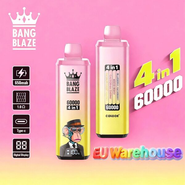 Opciones disponibles para el Bang Blaze 60K