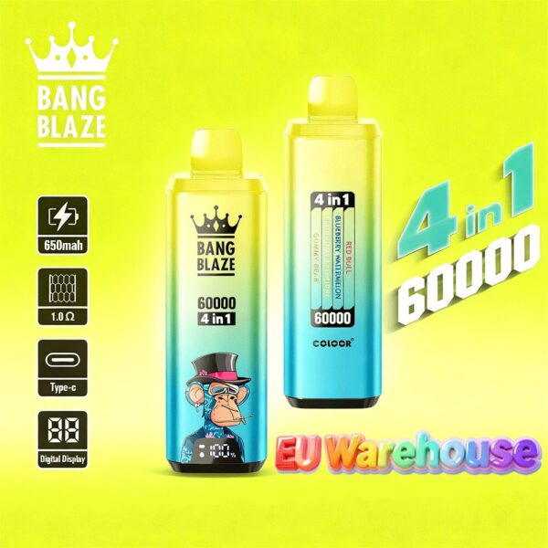 Opciones disponibles para el Bang Blaze 60K