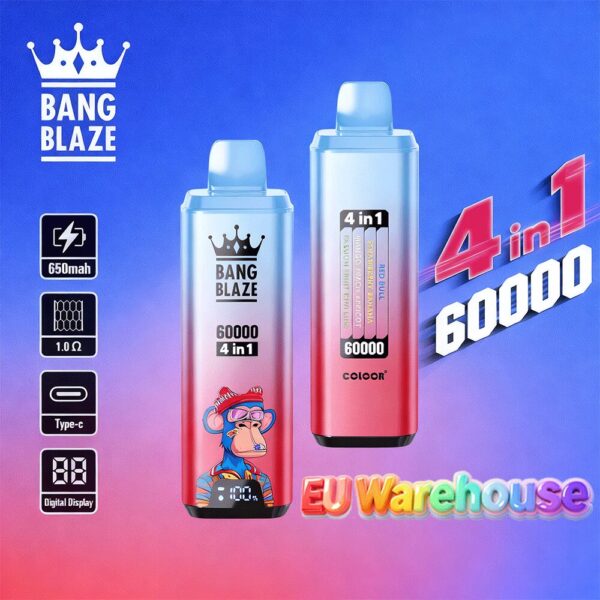 Opciones disponibles para el Bang Blaze 60K