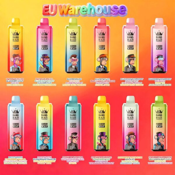 Opciones disponibles para el Bang Blaze 60K