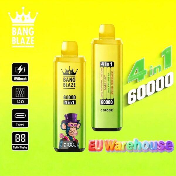 Opciones disponibles para el Bang Blaze 60K