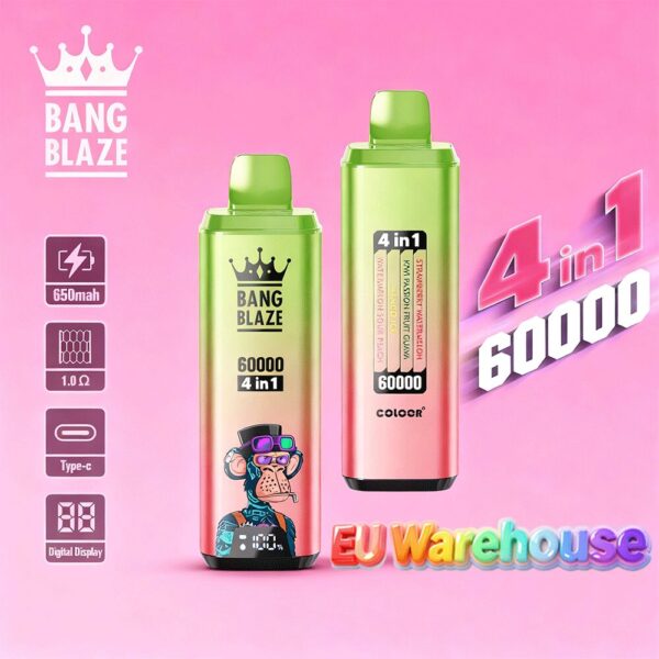 Opciones disponibles para el Bang Blaze 60K