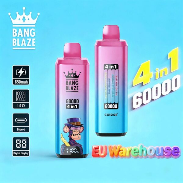 Opciones disponibles para el Bang Blaze 60K