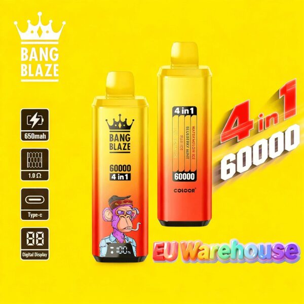 Opciones disponibles para el Bang Blaze 60K