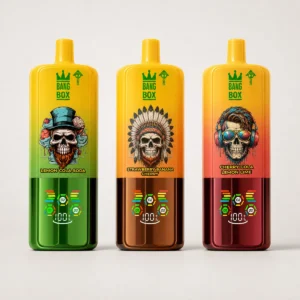 Bang Box 80 000 (80K) caladas, 3 sabores en 1, recargable, pantalla LED, vaporizador desechable