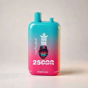 Bang King 25.000 boccate, 0%, 2%, 3%, 5% di nicotina, pod usa e getta con doppio serbatoio