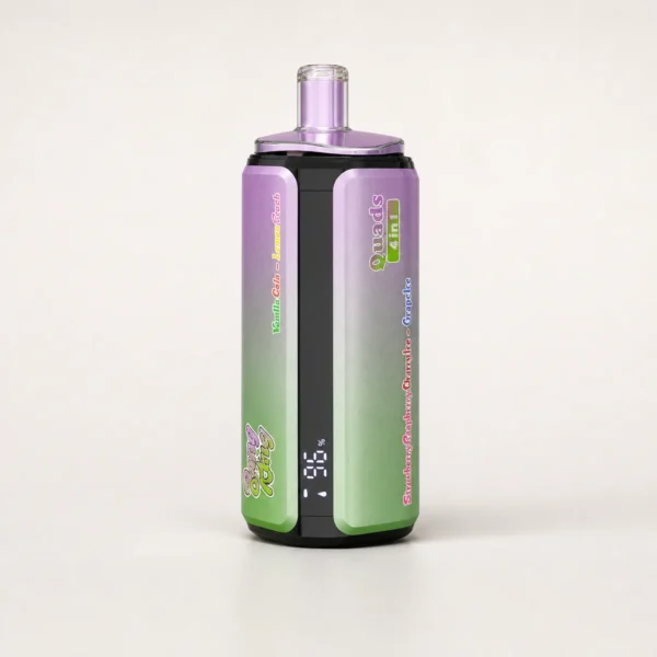 Bang King 250.000 (250K) Züge, 4-in-1-Aromen, wiederaufladbar, LED-Anzeige, Einweg-E-Zigarette