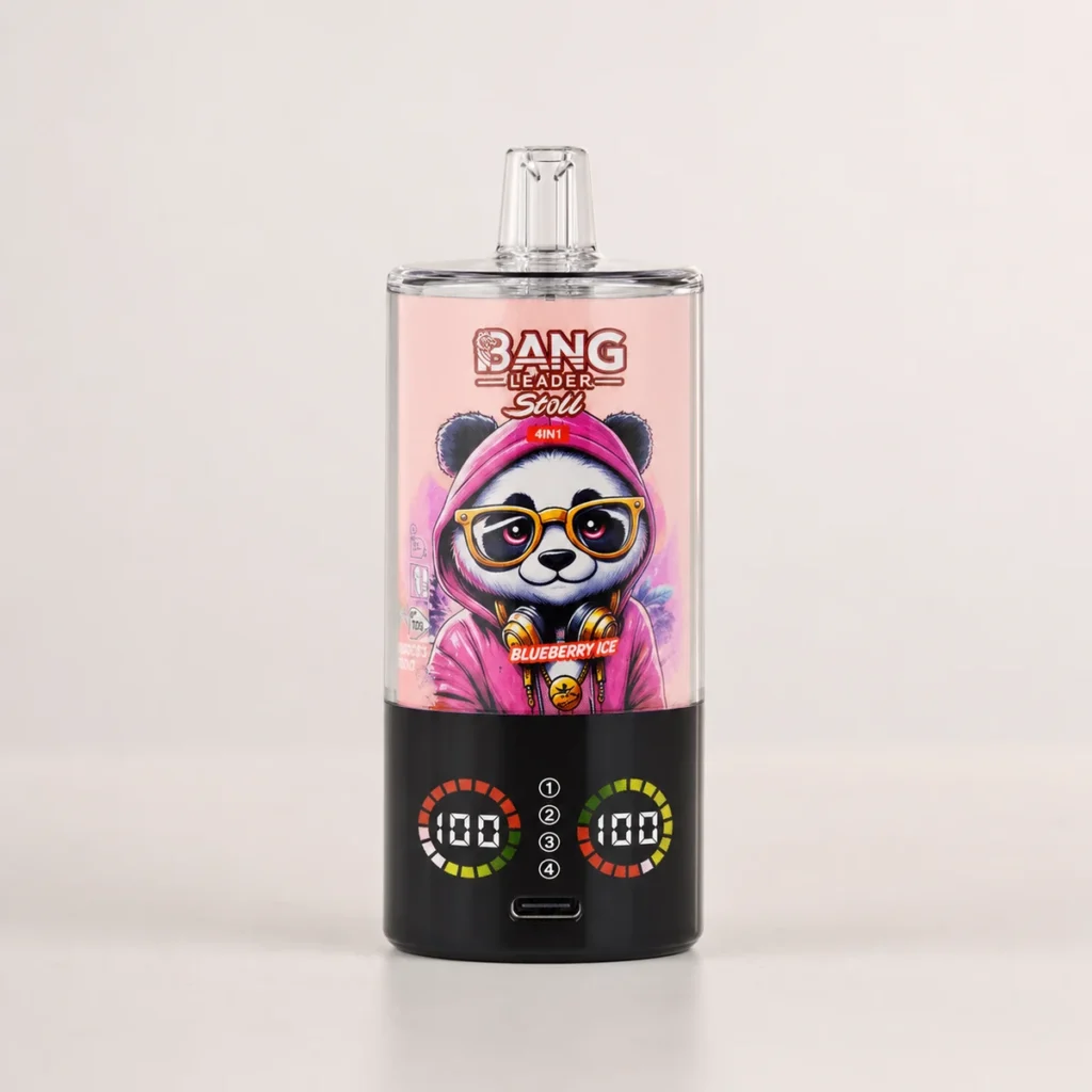 Bang Leader Stoll 100K 100000 Puffs 4 in 1 Flavors & Quad Mesh Coil LED Display Disposable Vape
