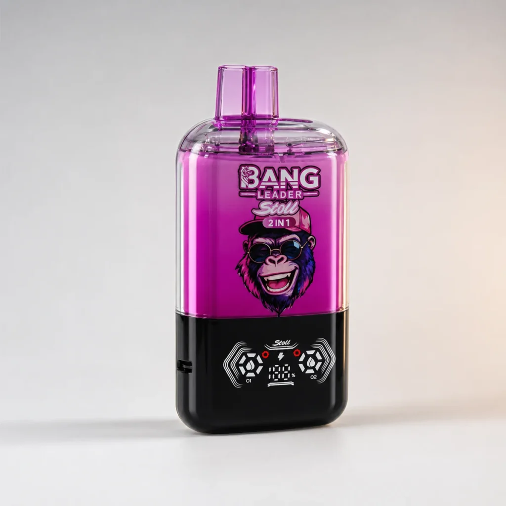 Bang Leader Stoll 120K 120000 Puffs Double Taste&Anti-Leak Design LED Display Disposable Vape