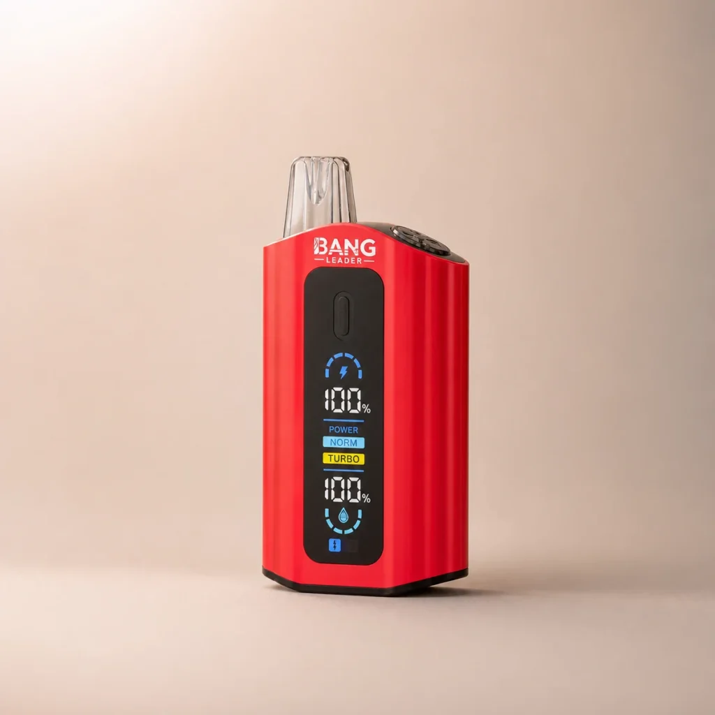 Bang Leader 50000 50K Puffs 2% 3% 5% Nicotine Double Taste LCD Display Disposable Vape