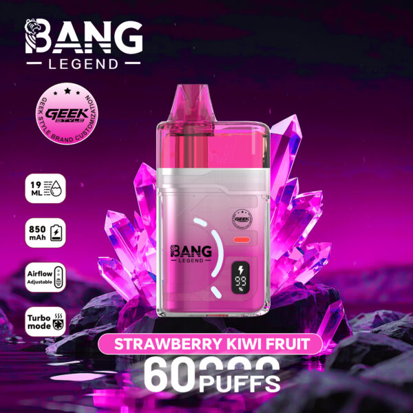 Bang Legend Geek 60K, Geschmacksrichtung „Peach Ice“