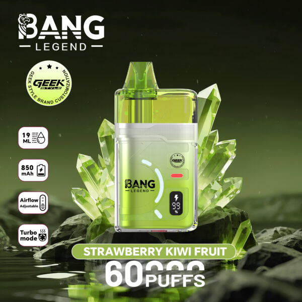 Bang Legend Geek 60K – Geschmacksvariante Erdbeere-Kiwi