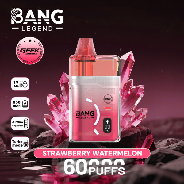 Bang Legend Geek 60K – Geschmacksvariante „Erdbeere-Wassermelone“
