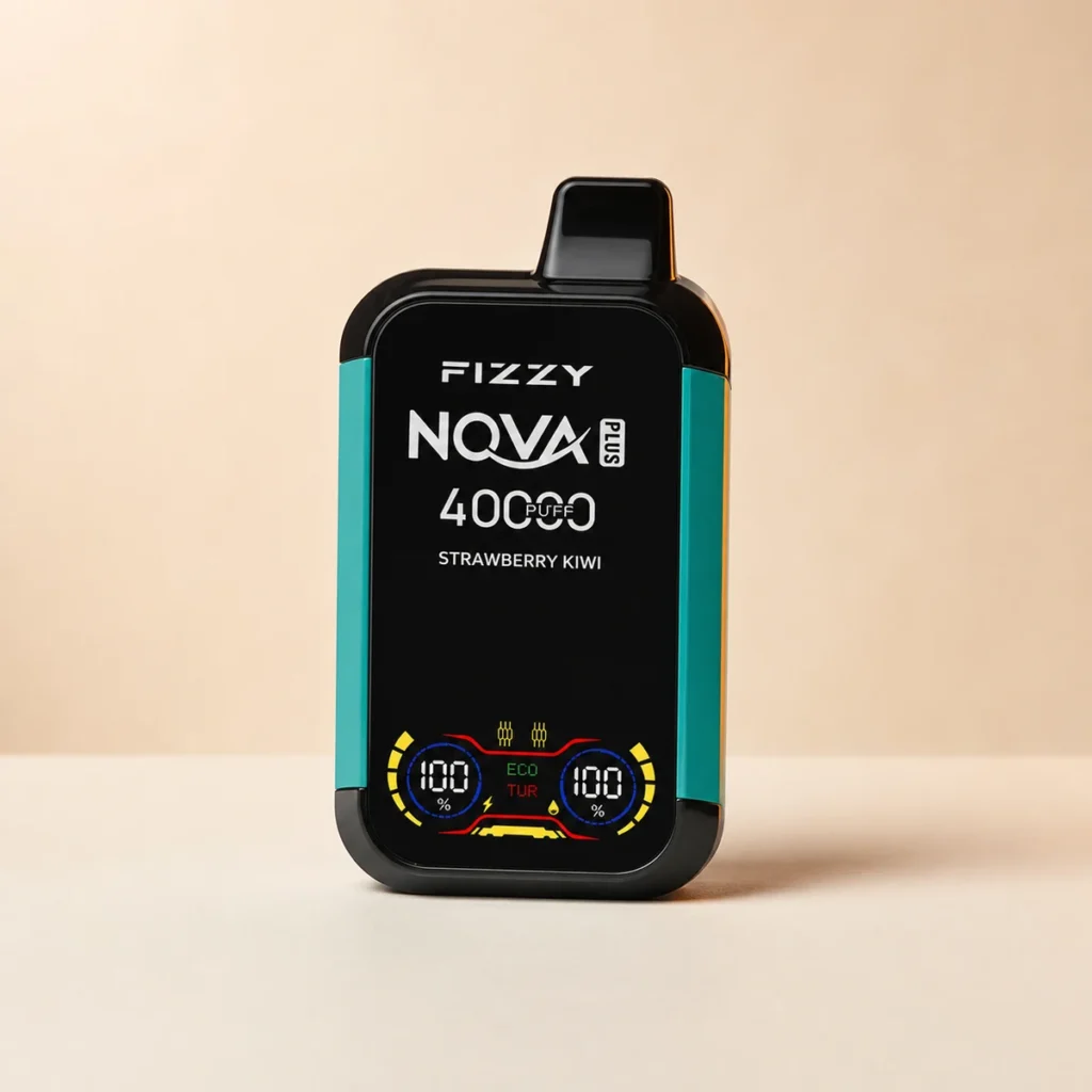 Fizzy Nova Plus 40000 (40K Puffs Edition) wegwerpvape met dubbel mesh-LCD-scherm