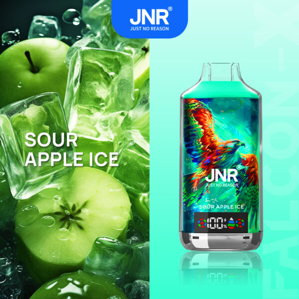 JNR FALCON X 18K – Geschmacksvariante „Sour Apple Ice“