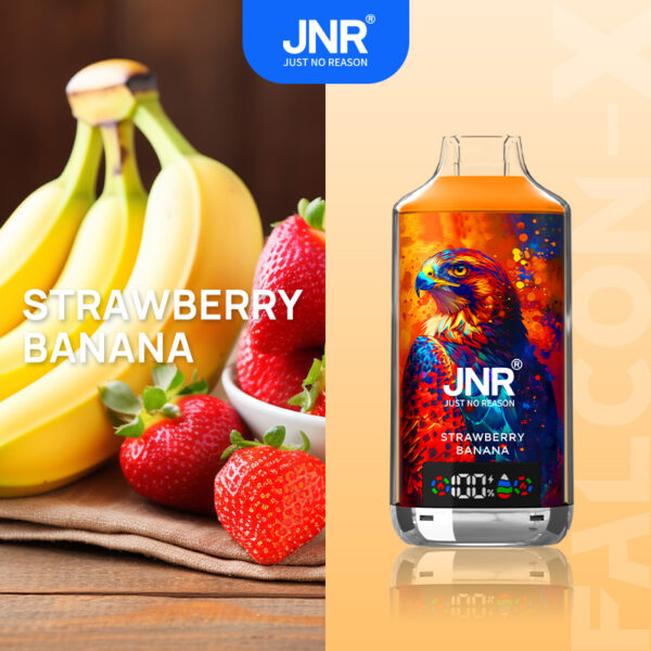 JNR FALCON X 18K – Geschmacksvariante „Erdbeere-Banane“
