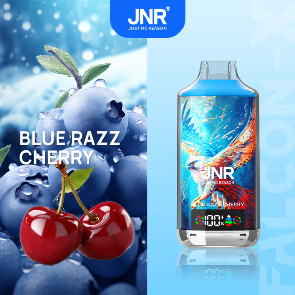 JNR FALCON X 18K – Geschmacksvariante „Blue Razz Cherry“
