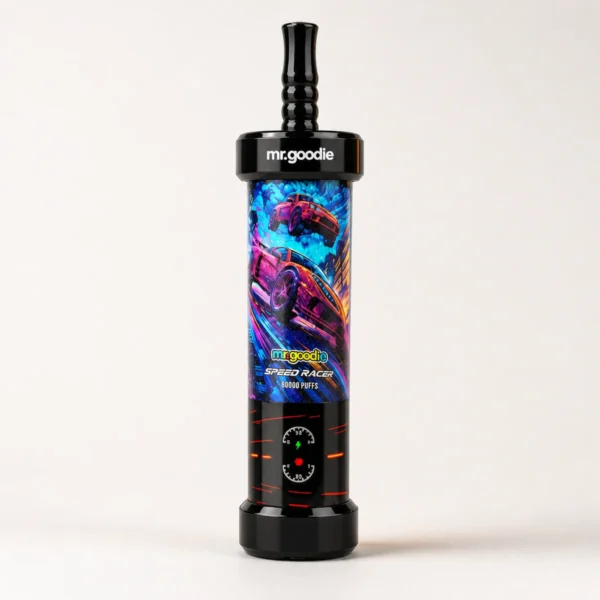 Mr. Goodie Speed Racer 80K 80.000 Züge Einweg-E-Zigarette mit Dual-Modus, wiederaufladbar und LED-Anzeige