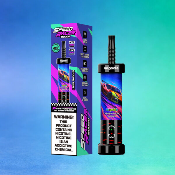 Mr. Goodie Mr. Goodie Speed Racer 80K, Geschmacksrichtung Traube-Minze