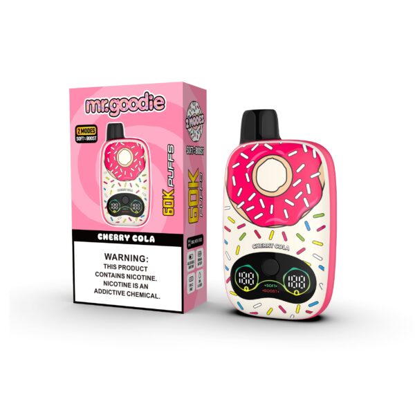Mr. Goodie Donut 60K – saveur Cherry Cola en option