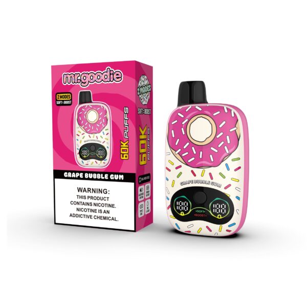 Mr. Goodie Donut 60K – Variante au goût de chewing-gum au raisin
