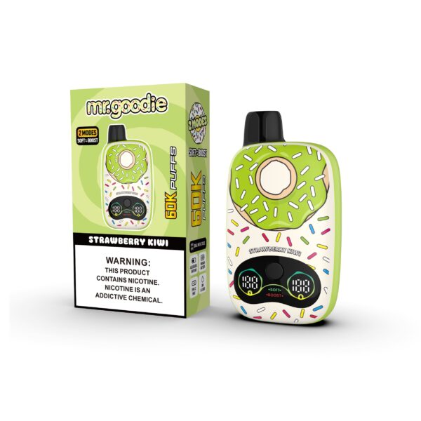 Mr.Goodie Donut 60K – Parfum fraise-kiwi en option