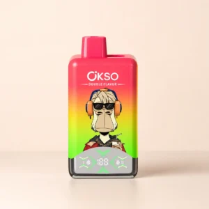 OKSO Double Flavor 60 000 (60K) caladas, doble sabor, pantalla LED, vaporizador desechable
