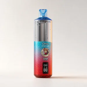 OKSO Tornado 100K – 100.000 Züge – RGB-LED – wiederaufladbar – Vape mit optischer Ölanzeige