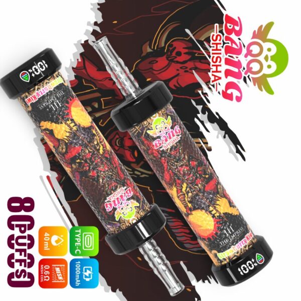 QQ Bang シーシャ 80K ストロベリー・キウイ味