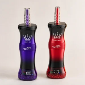 UOR AL BANG : 300 000 cigarettes électroniques jetables, disponibles en violet et en rouge
