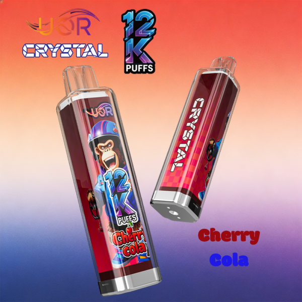 UOR Crystal 12K, sabor a cereza y cola