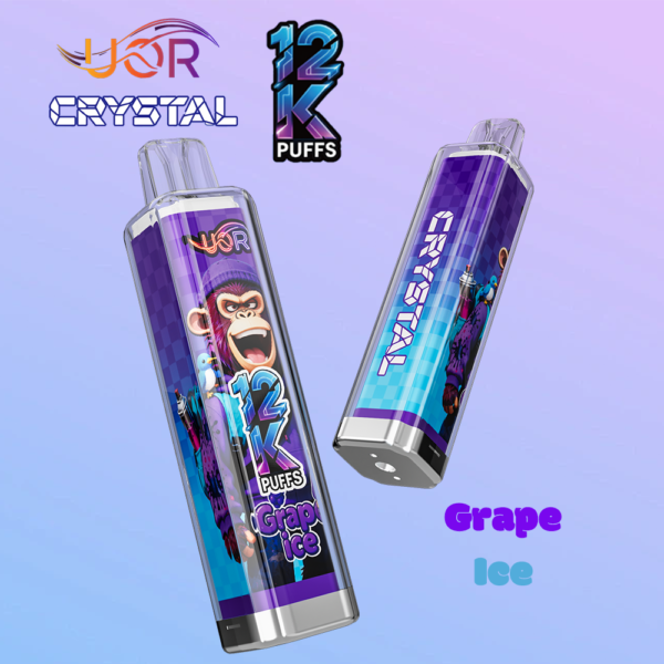 Opción de sabor «Grape Ice» de UOR Crystal 12K