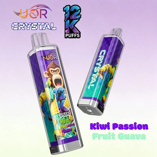 UOR Crystal 12K: opción de sabor a kiwi, maracuyá y guayaba