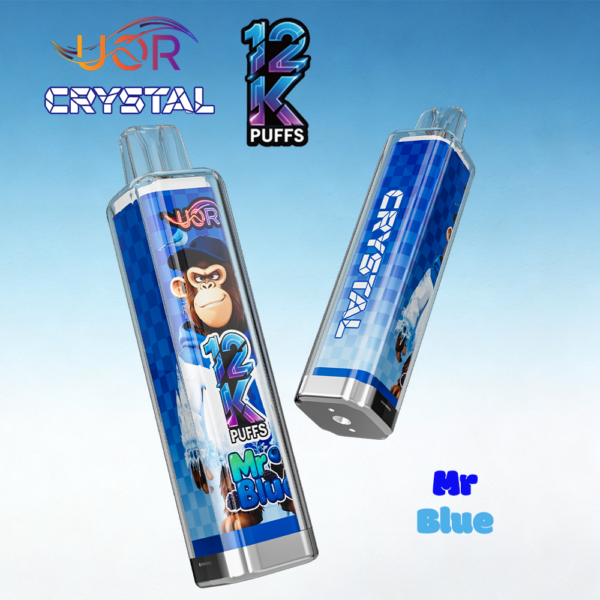 UOR Crystal 12K, opción de sabor «Mr Blue»
