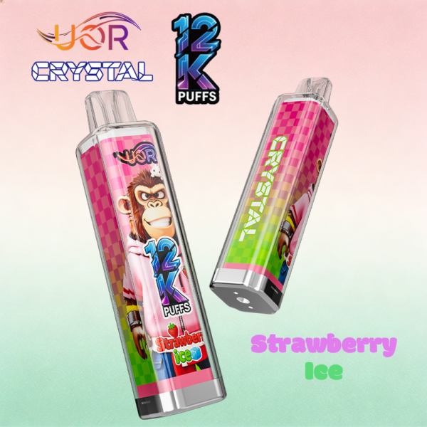 Opción de sabor «Strawberry Ice» de UOR Crystal 12K
