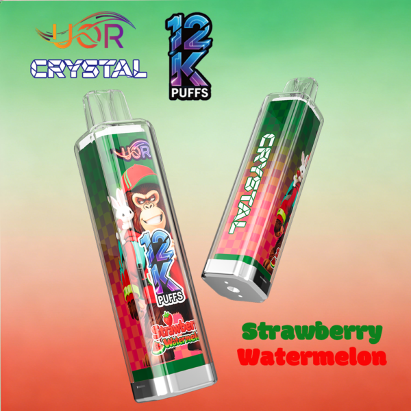 UOR Crystal 12K, sabor fresa y sandía