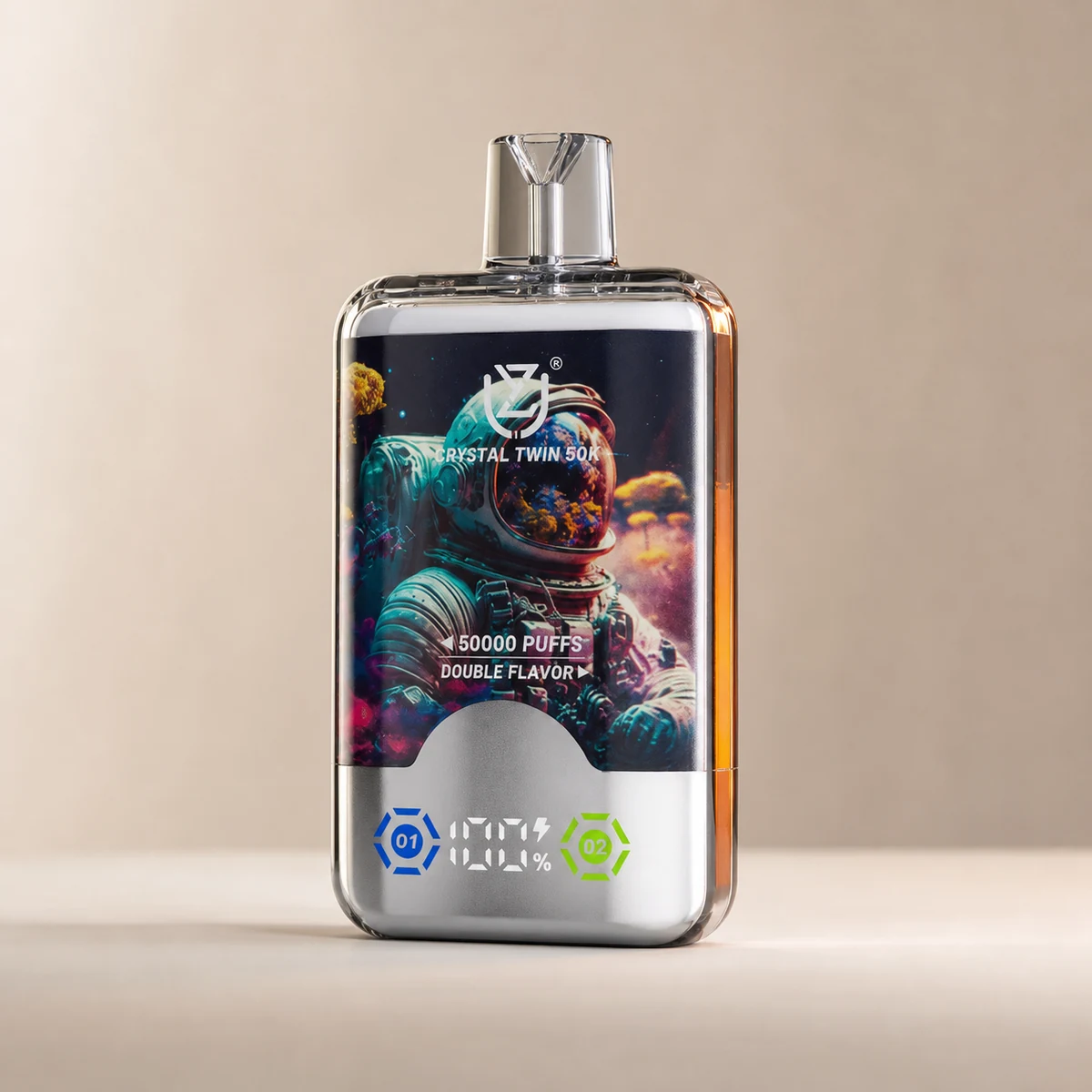 Productafbeelding van de UZY Crystal Twin 50K uit het besproken catalogusitem van Artifact Vapor