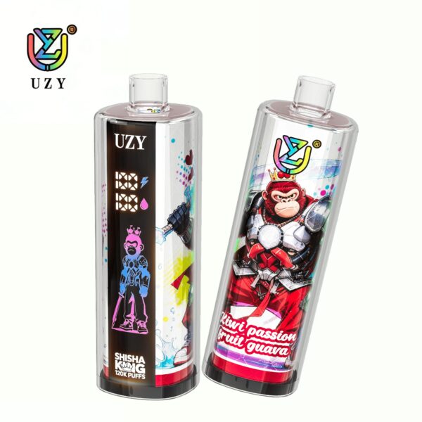 UZY Shisha Hookah King 120K, sabor a kiwi, maracuyá y guayaba