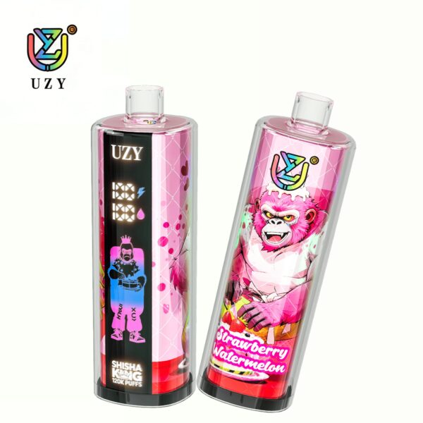 UZY Shisha Hookah King 120K, sabor a fresa y sandía
