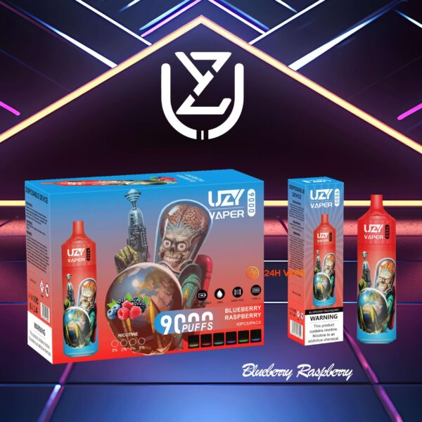 UZY Vaper 9Kのディスプレイと操作部