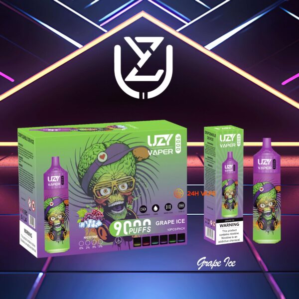 UZY Vaper 9Kのディスプレイと操作部